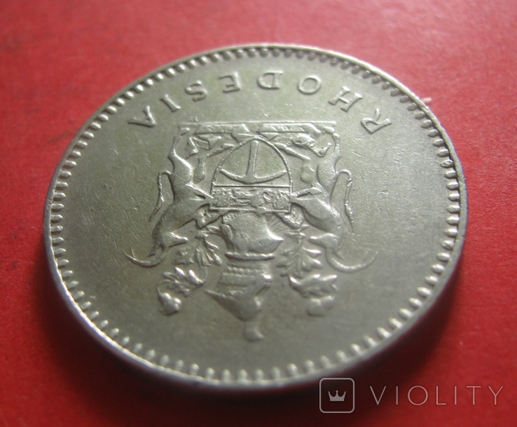 Родезія 25 центів 1975, фото №5