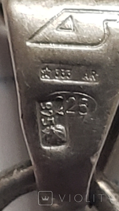 Цепочка с кулоном "AS 555" серебро, фото №4