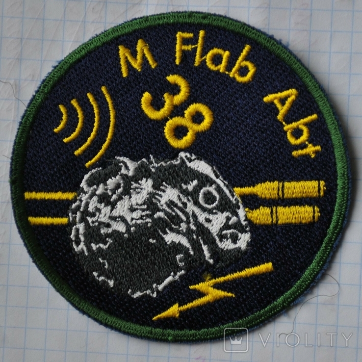 Шеврон M Flab Abt 38