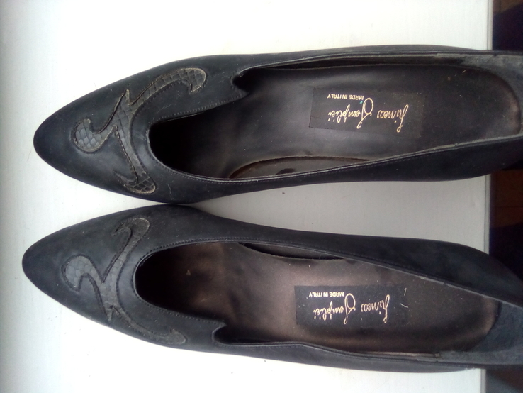 Туфли женские модельные импортные из натуральной кожи, фото №12