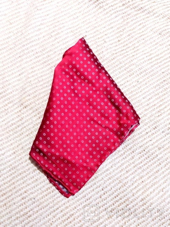 Шелковый платок-паше для пиджака, карманный нагрудный платок Marja Kurki, фото №2