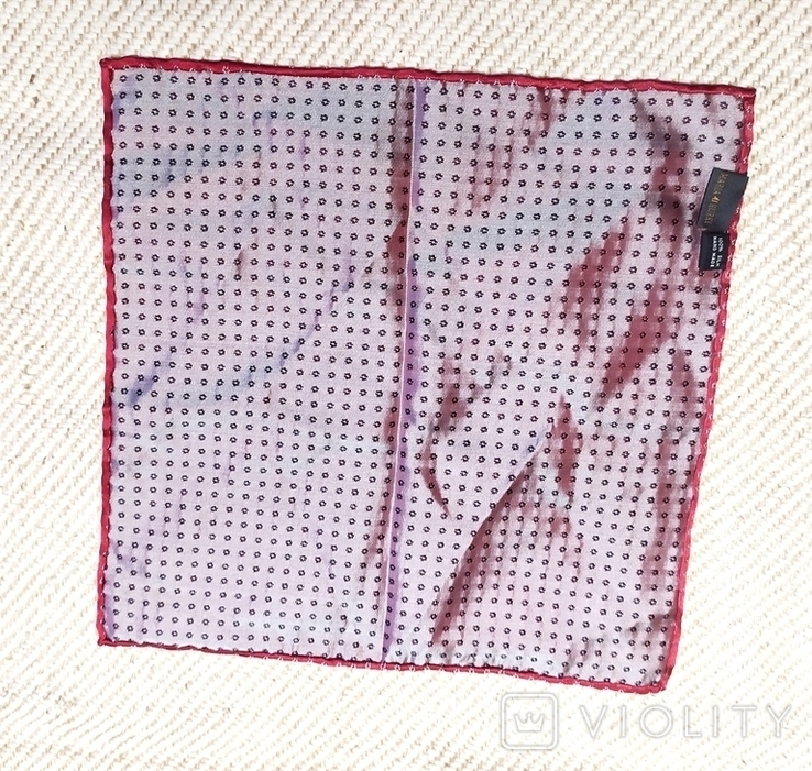 Шелковый платок-паше для пиджака, карманный нагрудный платок Marja Kurki, фото №5