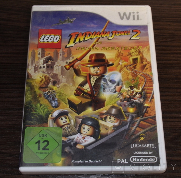 Диск Nintendo Wii LEGO Indiana Jones 2