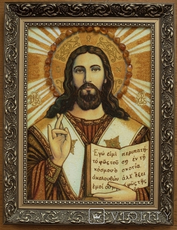 Икона Иисуса Христа 38/50 см., фото №2