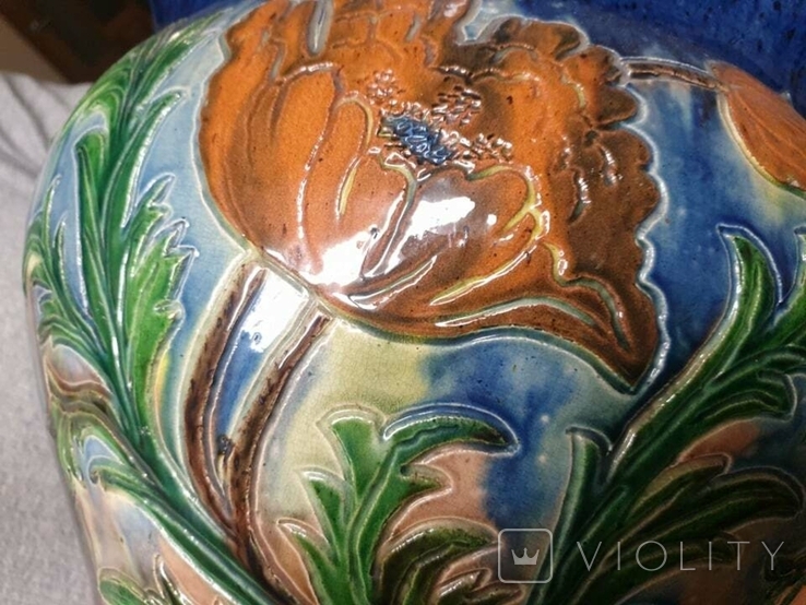 Велика ваза, горшок для квітів з підставкою, модерн, фото №13