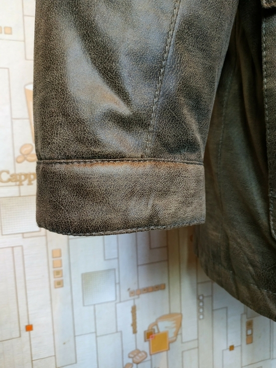 Куртка утепленная демисезонная MIAN ткань под кожу p-p XXL (состояние нового), фото №6