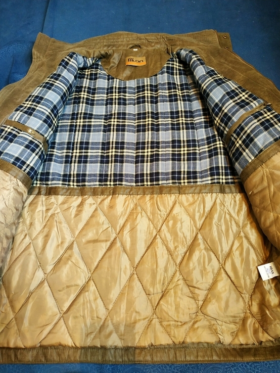 Куртка утепленная демисезонная MIAN ткань под кожу p-p XXL (состояние нового), photo number 9