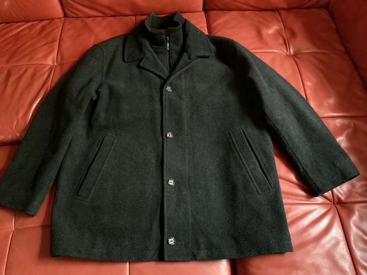 Пальто куртка, шерсть, кашемир, р.56, фото №3