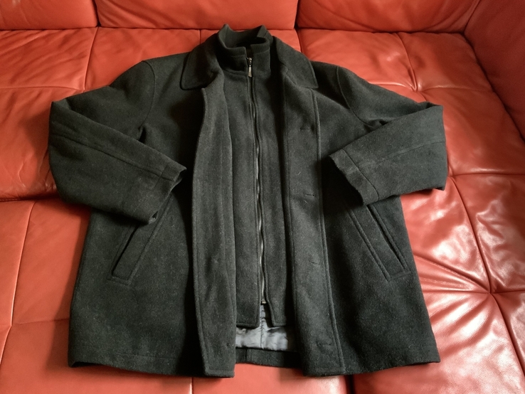 Пальто куртка, шерсть, кашемир, р.56, фото №5