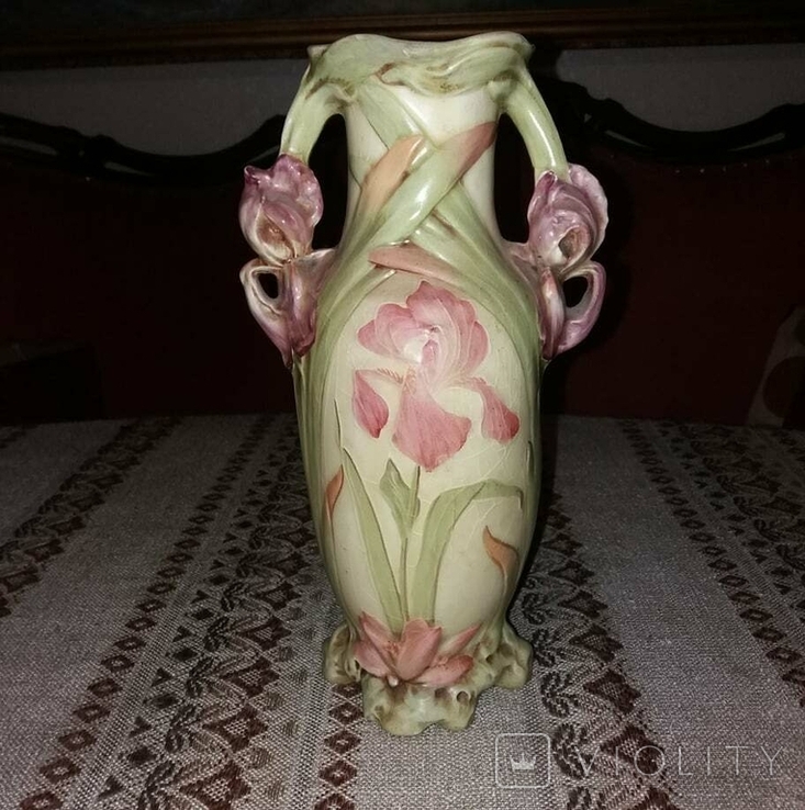 Антикварна ваза виконана у стилі модерн, фото №2