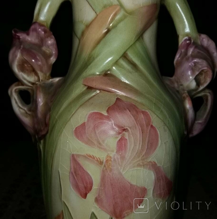 Антикварна ваза виконана у стилі модерн, фото №7