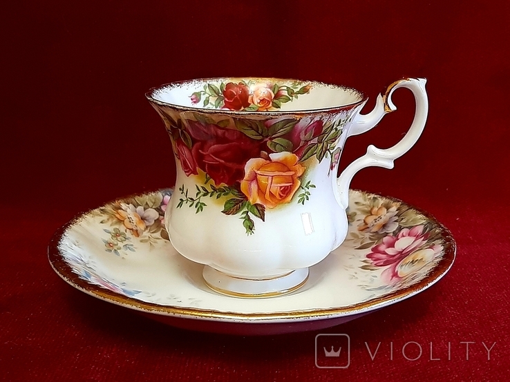 Кофейна двійка Royal Albert England Англія фарфор 1