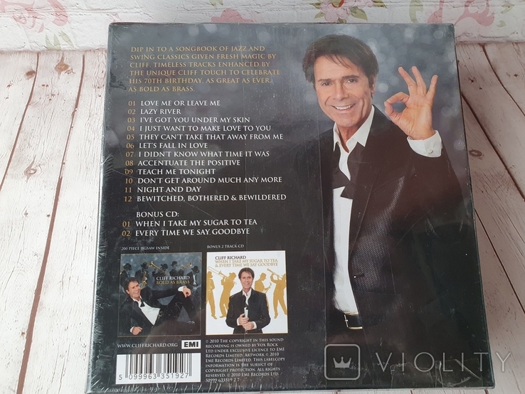 Клифф Ричард ограниченное лимит Cliff Richard Bold As Brass диск пазл, photo number 3