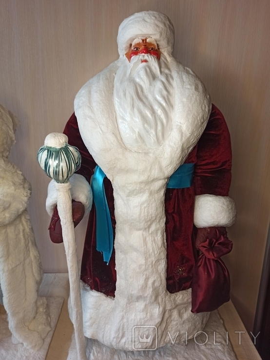 Дед Мороз и Снегурочка большие 70 и 50 см., numer zdjęcia 5