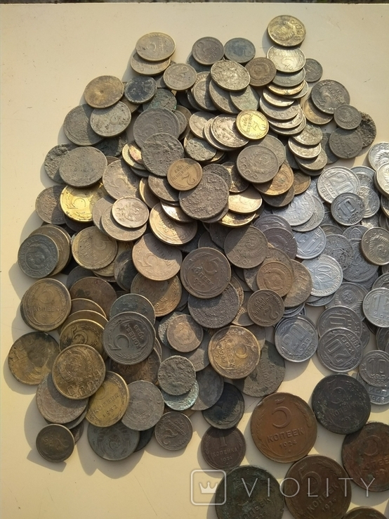 Монеты до реформы разные 328 шт., фото №5