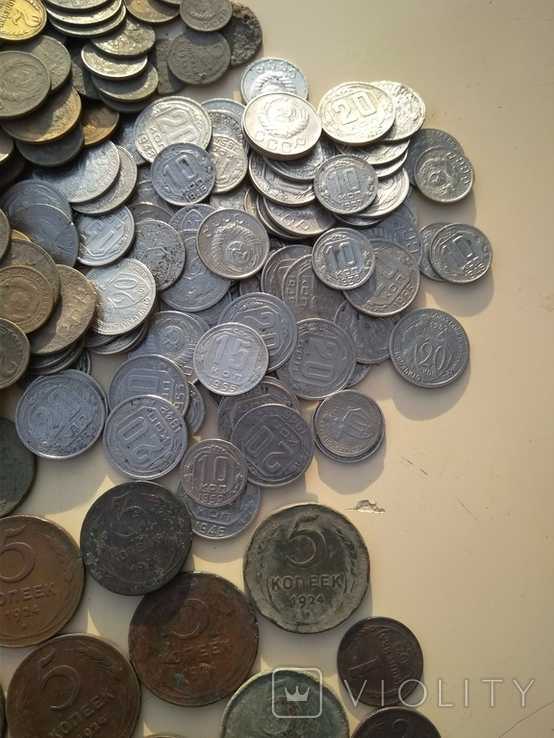 Монеты до реформы разные 328 шт., фото №8