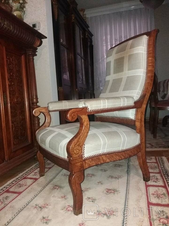 Велике антикварне крісло, фото №2
