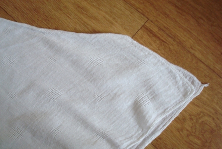 Today хлопок + лен Легкая воздушная блуза удлиненная белая бохо стиль Италия, фото №9