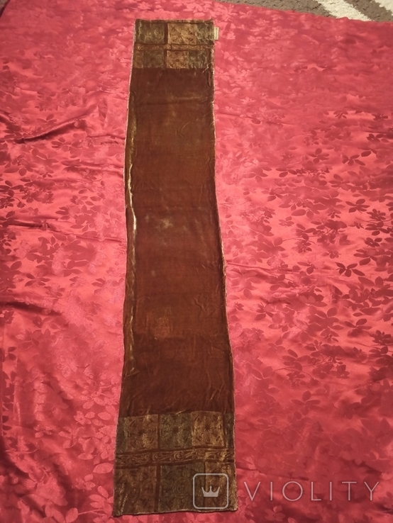 Vintage panvelvet scarf, photo number 5