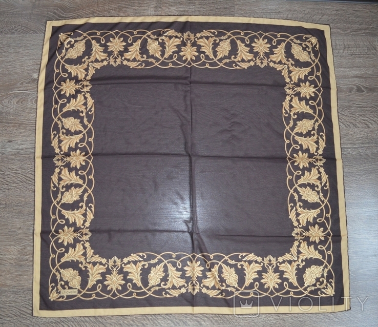 Винтажный шелковый платок- шарф Chavell, фото №6