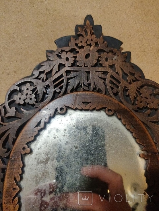 Ручное старинное зеркало., фото №4