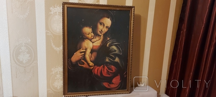 Картина "Дева с ребенком" (репродукция), фото №6