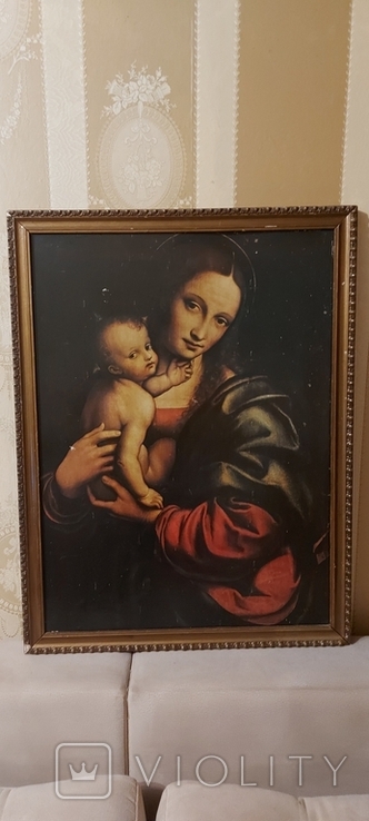 Картина "Дева с ребенком" (репродукция), фото №2