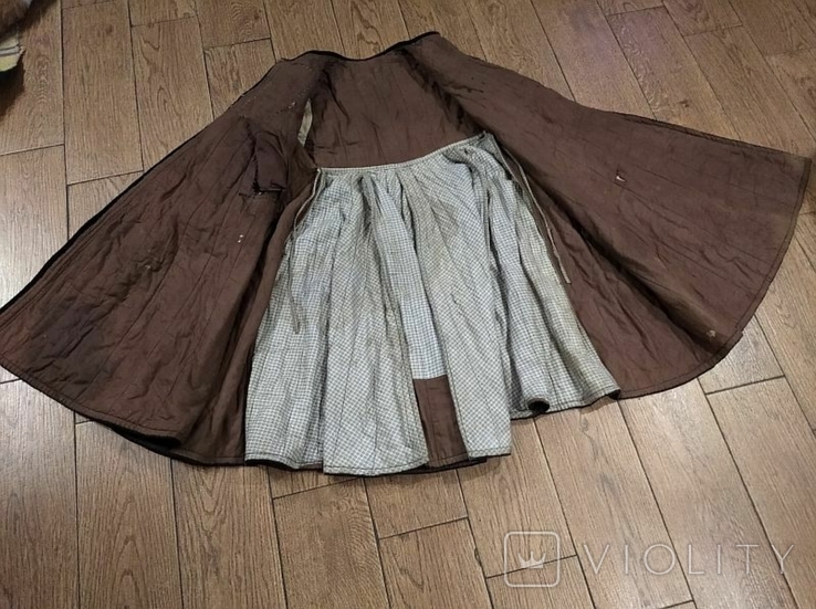 Antique skirt No. 52 (rips with a pattern), photo number 9