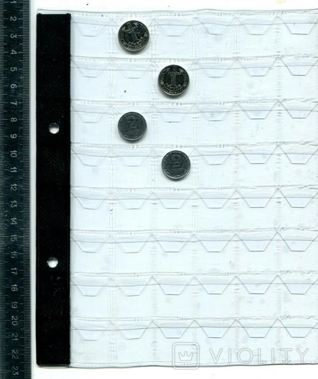 Лист для монет силиконовый формата А5 на 48 монет 4 шт в лоте