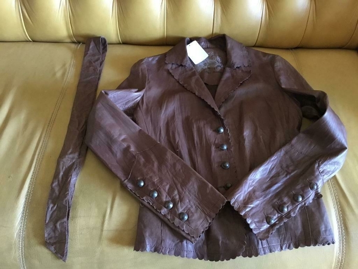 Оригинальная куртка GAS, натуральная кожа, Польша, фото №2