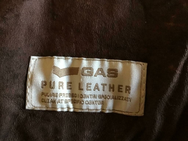 Оригинальная куртка GAS, натуральная кожа, Польша, фото №5