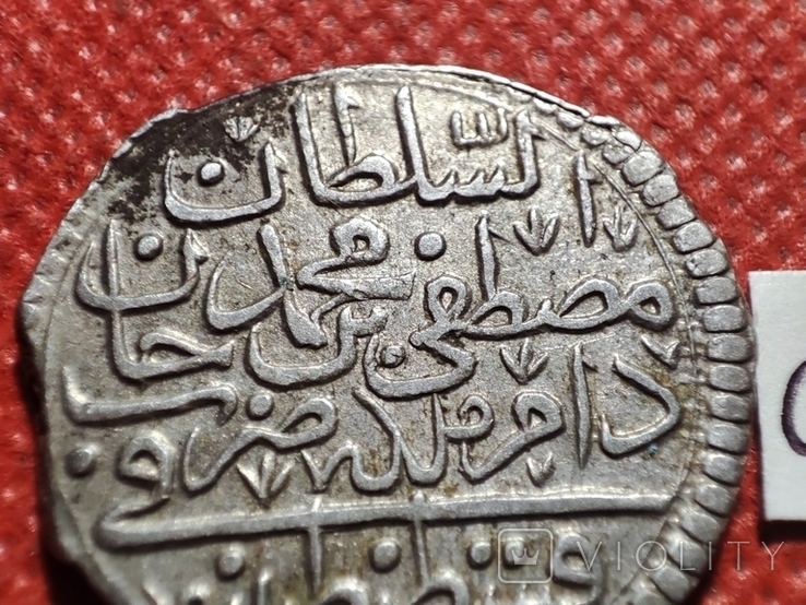Турция.Ахмед 2.(1106)-1695 г.Серебро.1/2 куруша., фото №8