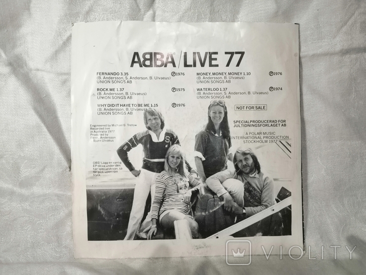 ABBA/LIVE 77, фото №3