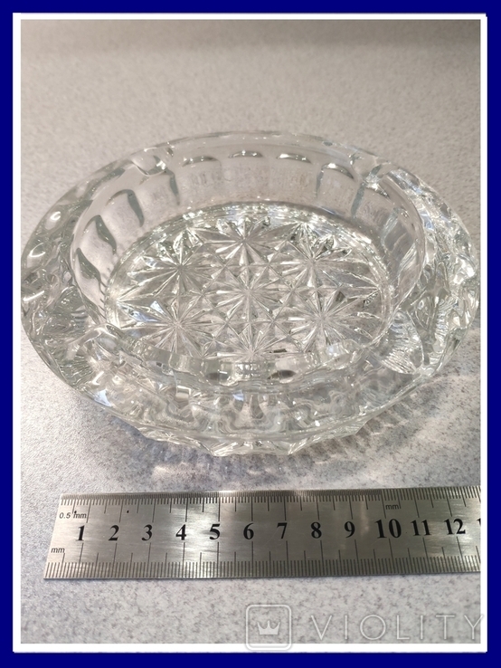 Massive Crystal Ashtray, USSR, photo number 2