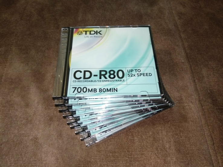 CD-R TDK 700MB (9 шт), numer zdjęcia 2