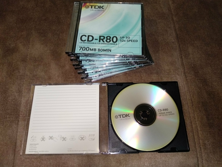 CD-R TDK 700MB (9 шт), numer zdjęcia 3