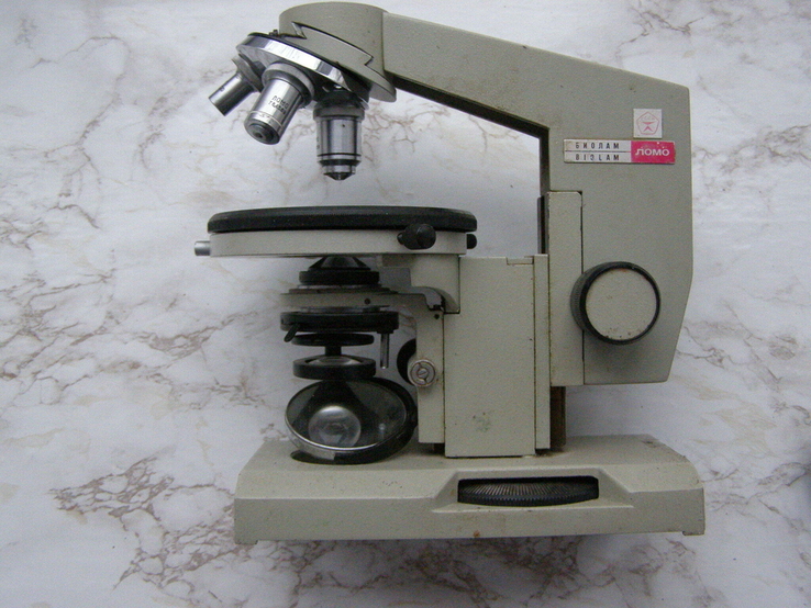 Микроскоп бинокулярный Биолам ЛОМО Р-13, фото №6