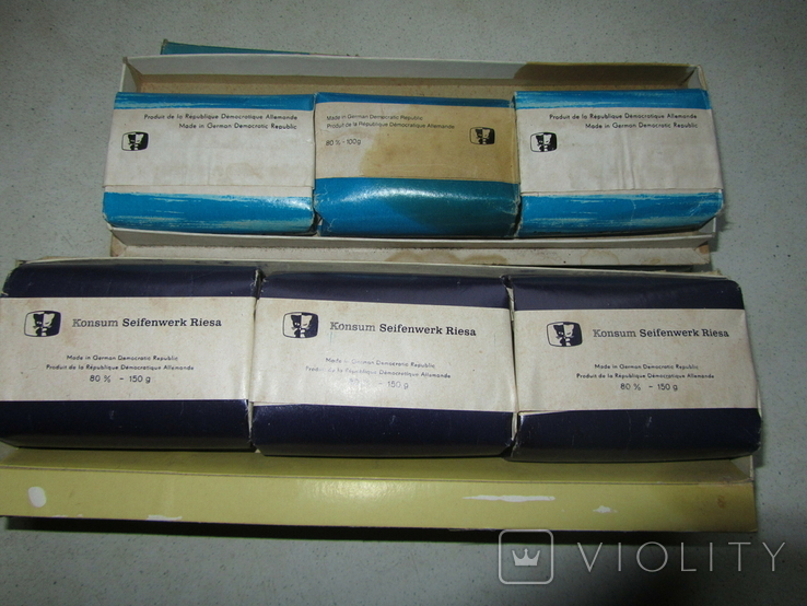 Две коробки с пустыми для мыла этикетками из СССР, фото №5