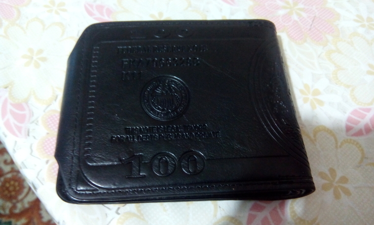 Портмоне 100 із магнітною застібкою,( чорн.), фото №5