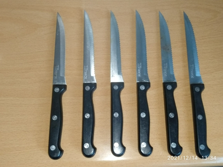 Ножи столовые Scarlett. 6 штук