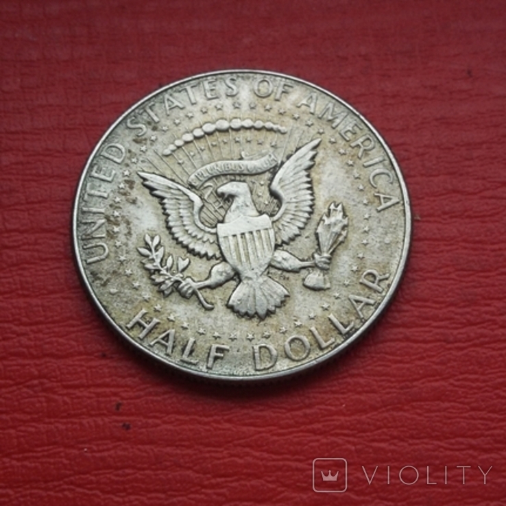 Пів доллара 1968 р. срібло, фото №8