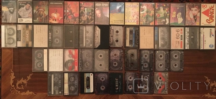 Audio cassettes 46 pcs.
