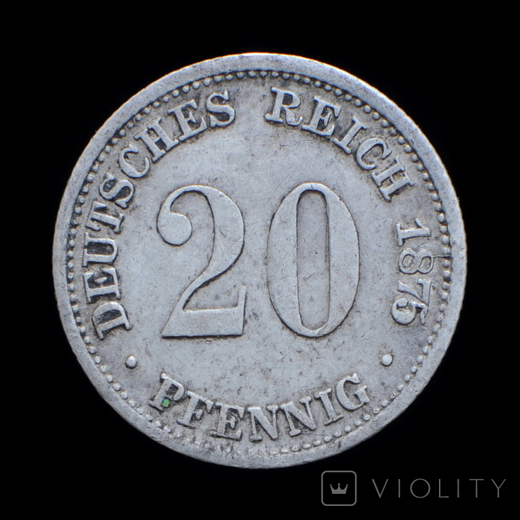 20 Пфеннигов 1875 D, Германия