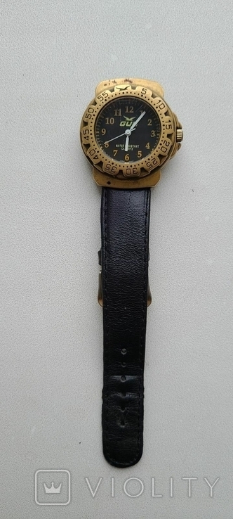 Спортивные часы Gil корпус бронза крышка титан. Швеция