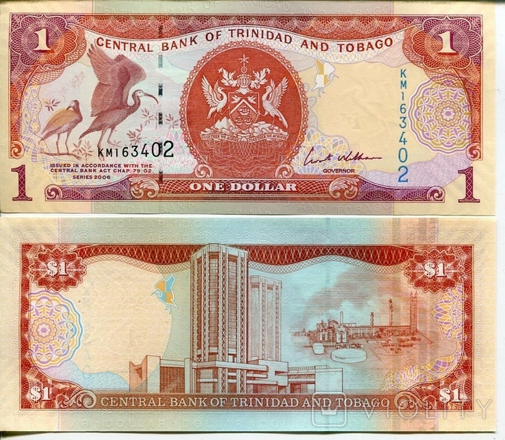 Тринидад и Тобаго 1 доллар 2006г.