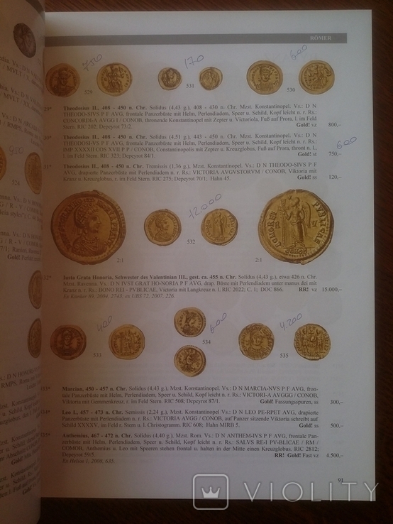 Аукцион монет Византия Рим Россия США Германия Gorny Mosch, фото №12
