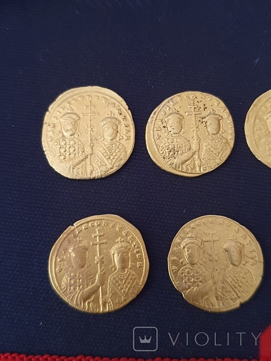 Лот золотых монет Византии, фото №7