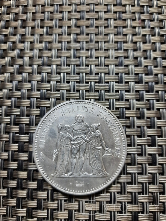 50 франков 1974г. 30гр.