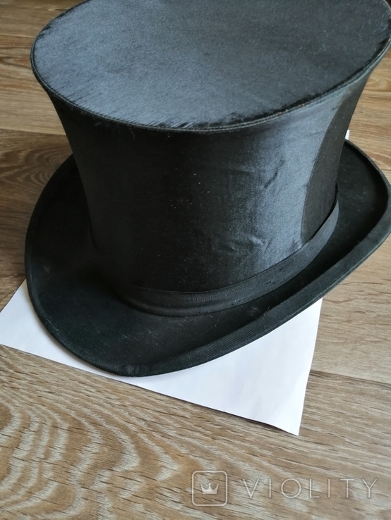 Шляпа старинная шапокляк Германия механизм работает хорошо