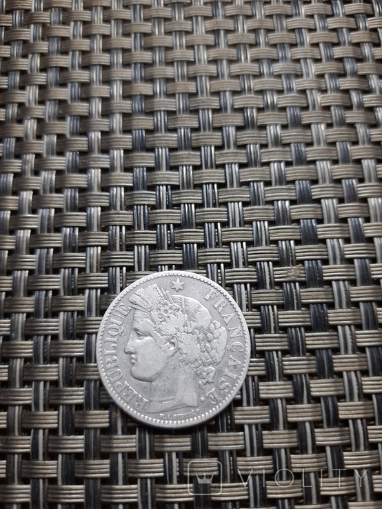 2 франка 1871г.Церцея